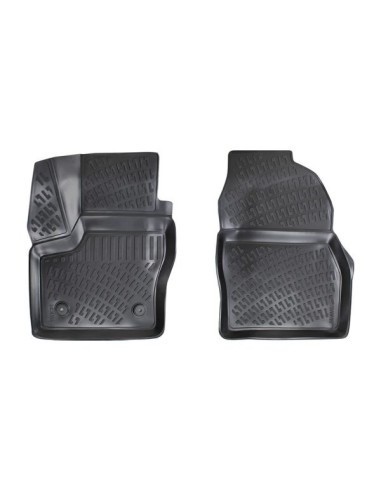 Set covorase auto din cauciuc tip tavita pentru Ford Connect II (Fata) 2014-