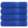 VidaXL Prosoape de m&acirc;nă 4 buc Albastru 50x100 cm 360 g/m&sup2; 100% bumbac 136711