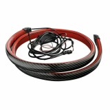 Banda LED adeziva impermeabila spoiler spate Carbon-look lumina rosie 120cm 12V Garage AutoRide