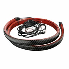Banda LED adeziva impermeabila spoiler spate Carbon-look lumina rosie 120cm 12V Garage AutoRide foto
