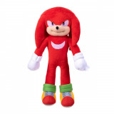 Jucarie din plus Knuckles, Nintendo Sonic, 23 cm, Sonic The Hedgehog