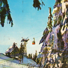 CPI B13325 CARTE POSTALA - POIANA BRASOV. STATIA TELEFERIC SOSIRE