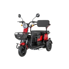 Triciclu electric Z-Tech ZT-16 LEKU, motor 1300W , baterie 60V 20Ah, viteza 25km/h, autonomie 55km, nu necesita permis de conducere - Roșu