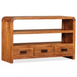 Cumpara ieftin Comodă TV, 90x30x55 cm, lemn masiv de acacia