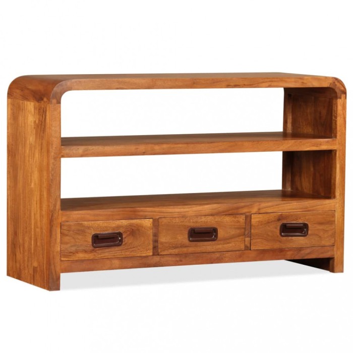 vidaXL Comodă TV, 90x30x55 cm, lemn masiv de acacia 244681