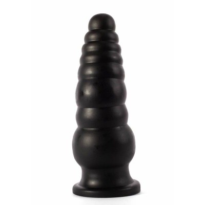 Dildo anal X-Men 10&amp;quot; Extra Large Butt Plug Black II (25.4cm) foto