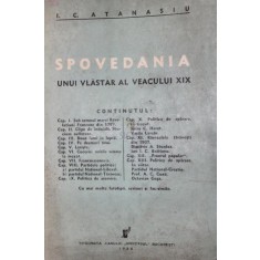 SPVEDANIA UNUI VLASTAR AL VEACULUI XIX