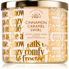 Bath & Body Works Cinnamon Caramel Swirl lumânare parfumată 411 g