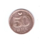 Moneda Danemarca 50 ore 1996, stare foarte buna, curata