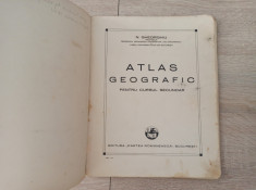 Atlas geografic pentru cursul secundar - N.Gheorghiu (1935) ROMANIA MARE, HARTI foto