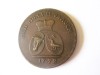 Moldova și Valahia copie monedă Sadagura:2 Para/3 Copeici 1772,produsul din imagini,diametrul=34 mm,greutate=20,70 grame