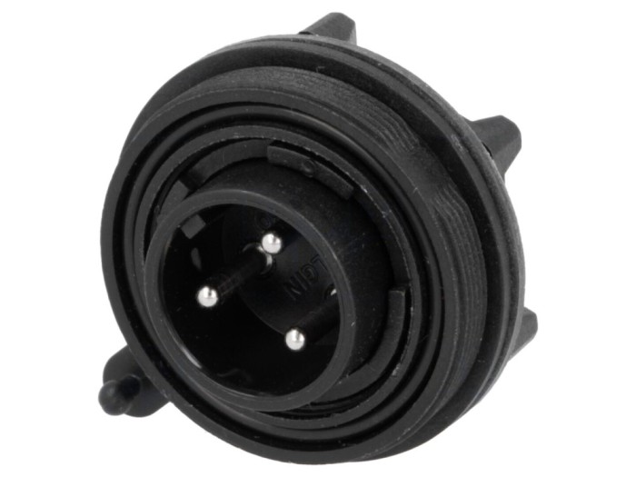 Conector circular 3 pini IP68