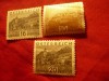 3 Timbre Austria - 1929 Peisaje : 10 , 16 si 20g, Nestampilat