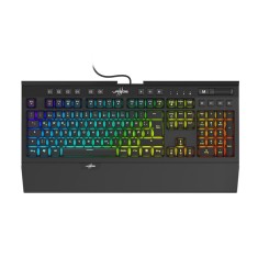 Tastatura Exodus 900 Mechanical uRage, 118 taste, USB-A, suport detasabil, Rosu foto
