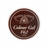 Cumpara ieftin Gel Color Unghii, Vopsea de Arta Global Fashion, Seria Rose Red F62, 5g