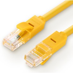 PATCH CORD UTP Ugreen Cat5e, &quot;NW103&quot; fire din cupru, viteza maxima 100 Mbps, 3m, galben &quot;11232&quot; (timbru verde 0.08 lei) - 6957303882328