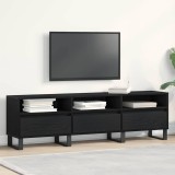 VidaXL Cabinet TV Negru Stejar 150x30x44,5 cm Lemn prelucrat
