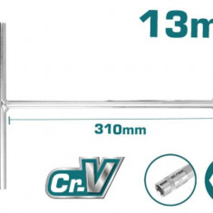 TOTAL - CHEIE TUBULARA CU MANER IN T - 13MM, 200X310MM (INDUSTRIAL) PowerTool TopQuality