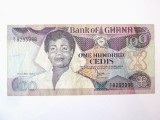 An rar! Ghana 100 Cedis 1984 in stare buna/foarte buna,bancnota din imagini
