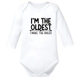 Body bebe big sister surori outfit cadou amuzant alb bumbac marimea 80