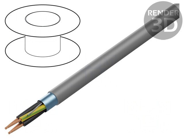 Cablu BiT 500 ST H 5G0,75mm2 Ecranat LSZH Gri