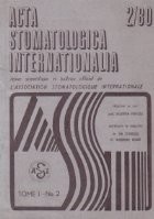 ACTA Stomatologica Internationalia 2/1980 foto