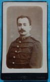 Fotografie tip CDV, Ofiter din armata franceza, inceput de secol XX