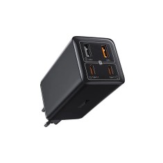 INCARCATOR RETEA Baseus GaN6 Pro,Quick Charge 100W,2 x USB Type-C Output 5V/3A,2 x USB (include cablu USB Type-C la USB Type-C de 100W),negru &quot;P101627
