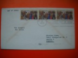 HOPCT PLIC S FDC NR 769 ORDINUL POSTEI 100 ANI 1972 -SUA -CIRCULAT