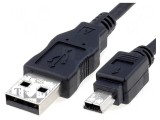 Cablu USB 2.0 A la B mini 5m negru pentru Canon, Goobay