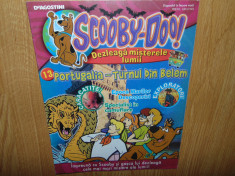 REVISTA SCOOBY-DOO!-DEZLEAGA MISTERELE LUMII NR:13 DEAGOSTINI ANUL 2006 foto