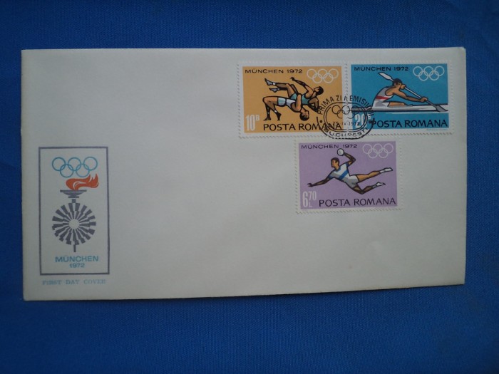 FDC MUNCHEN 1972