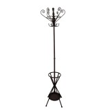 Cumpara ieftin Cuier pardoseala fier maro 50x50x180 cm