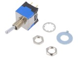 Comutator basculant DPDT ON-ON 0,1A 48VAC 48VDC