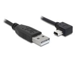 CABLU USB 2.0-A TATA &gt; USB MINI-B 5PIN TATA IN UNGHI 82681 DELOCK