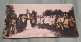 fotografie ceremonie religioasa din perioada regala - preot - militari - sanitari - medici - ofiteri romani, 1910-1920