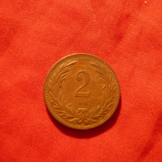 Moneda 2 filler Ungaria 1898 litera KB ,Rege Frantz Joseph I , cal.F.Buna