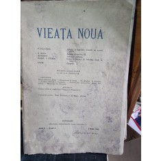 Revista Vieata Noua Nr. 4 iunie 1914