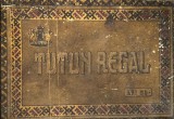 PERIOADA REGALISTA, CUTIE TABLA LITOGRAFIATA,,TUTUN REGAL"/REGIA MONOPOLULILOR STATULUI