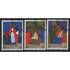 Liechtenstein 1981 - Craciun, serie stampilata