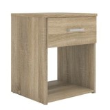 Cumpara ieftin Noptiera 1 sertar pal stejar sonoma Garbo 38x36x43 cm