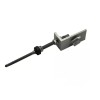 Surub autofiletant panou fotovoltaic acoperis tabla, inox SUS304, M10x200mm, suport aluminiu 84x38mm, etansare EPDM