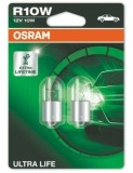 Set 2 becuri auto R10W 12V 10W OSRAM Ultra Life