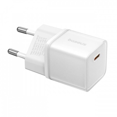 Incarcator Retea Baseus GaN5S, 20W, 3A, 1 x USB-C, Alb P10162503213-00 foto