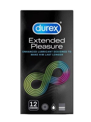 Prezervative Durex Extended Pleasure, 12 buc foto
