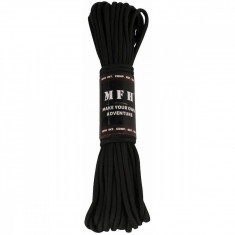 MFH Cordelina Paracord Rezistenta 15.24m Negru 27513A foto