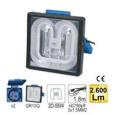 Lampa control patrata 55W 2600Lm foto