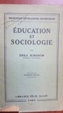 Education et sociologie Emile Durkheim