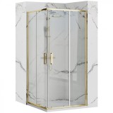 Cabina de dus Rea Punto 80x80 cm Gold