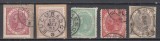 ROMANIA 1891 LP 48 CAROL I - 25 ANI DE DOMNIE SERIE STAMPILATA